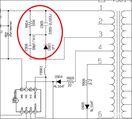 開(kāi)關(guān)電源 變壓器 分布電容 漏感
