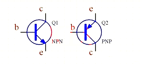 PNP NPN 三極管 開關(guān)電路
